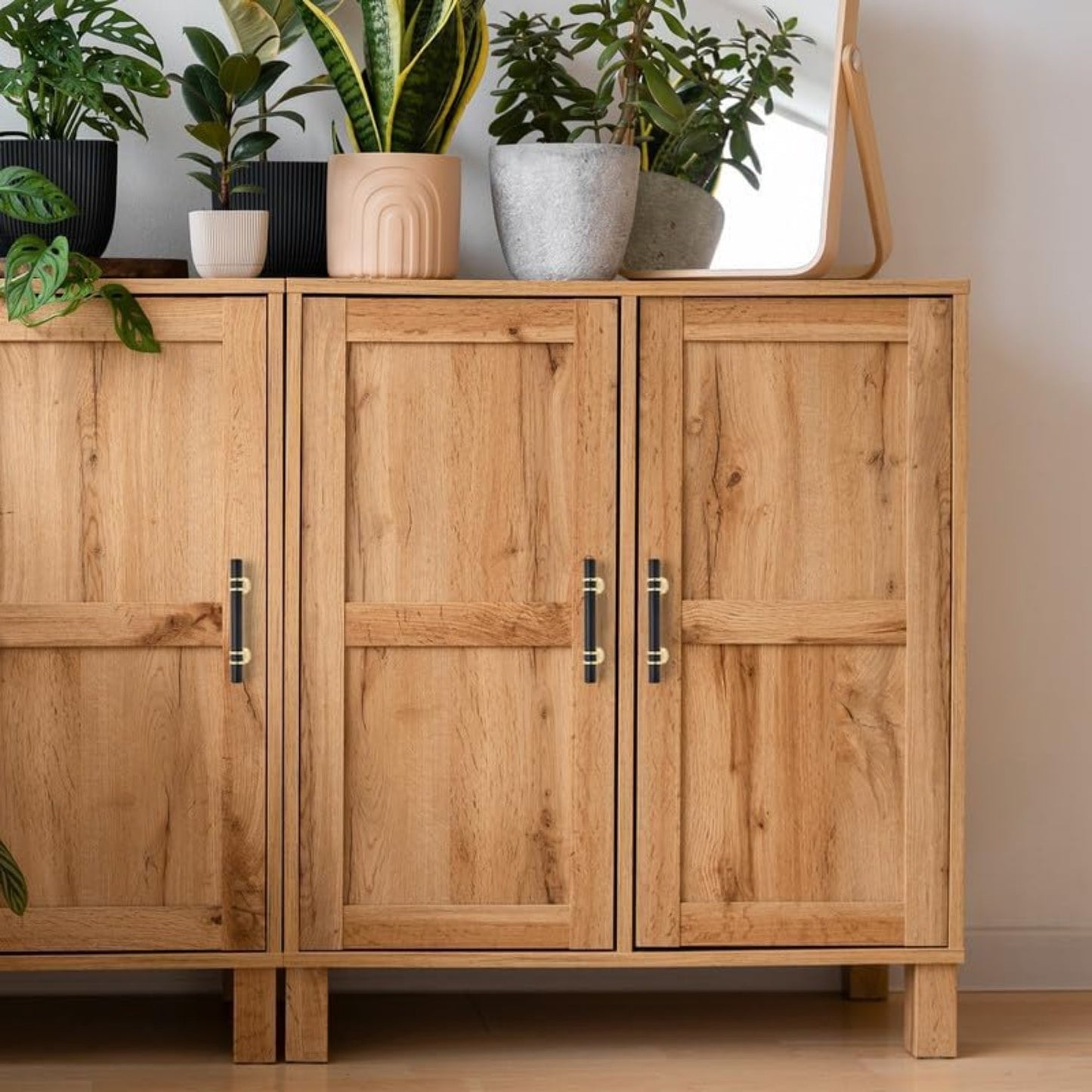 25pcs 5 Inch Matte Black & Golden Cabinet Pulls - Zinc Alloy Kitchen Cabinet Handles with Polished Golden Base, 3 Inch CC, Easy Installation, Durable Powder-Coated Finish for Drawers & Cupboards