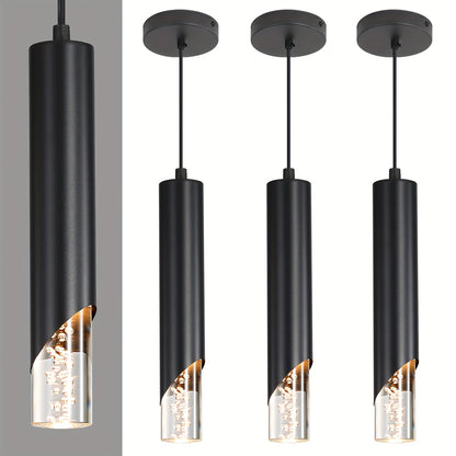 1/2/3pcs LED Pendant Lights, Mini L-shaped Pendant Lights Suitable for Kitchen, Restaurant, Bedroom and Bar