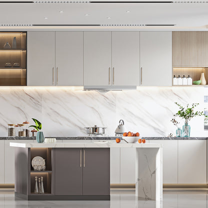 10 Pack 9 Inch(228mm) Golden Kitchen Cabinet Handles, Cabinet Pulls Kitchen Cabinet Hardware For Cupboard Drawer Pulls