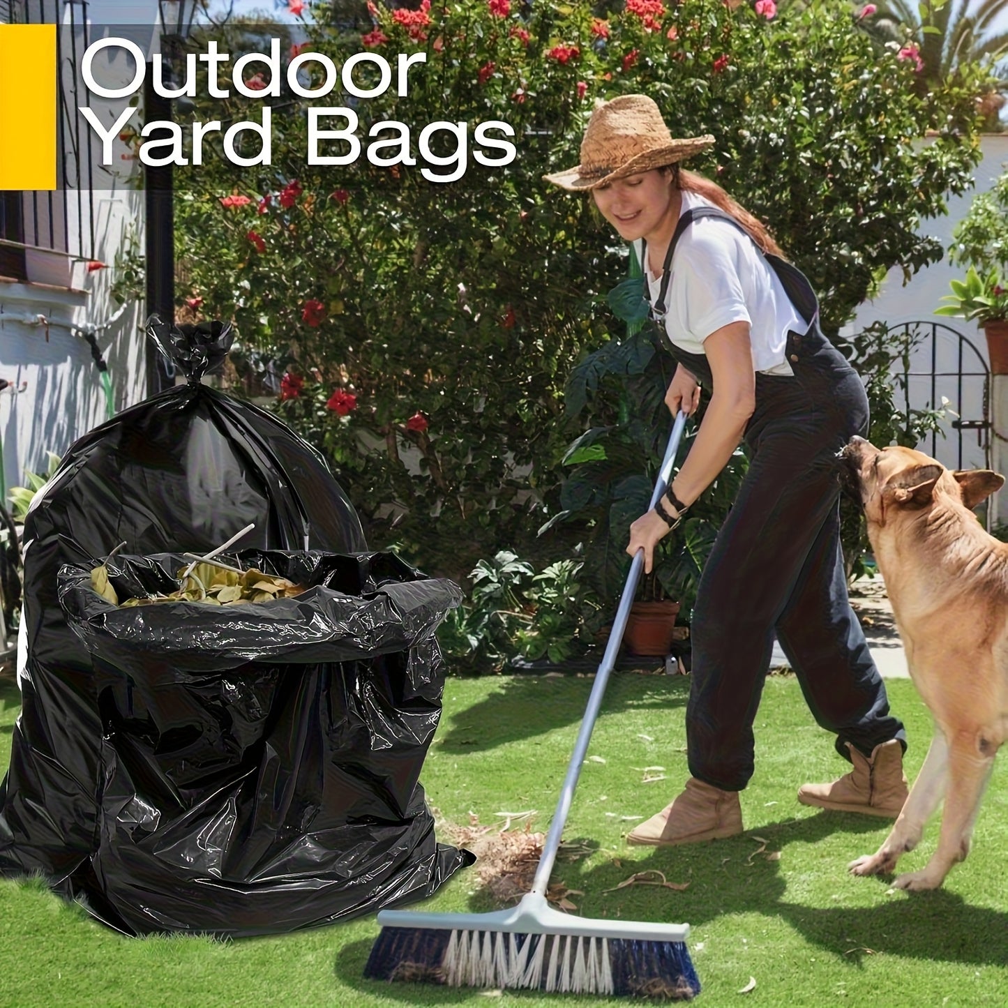 65 gallons thick heavy duty garbage bags, high quality 25/ 50/ 100/ 150 black garbage bags
