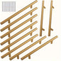 30pcs set of domineering Golden long cabinet door handles, kitchen hardware door handles, metal cabinet handles, screw length 0. 98in, Highly integrated with furniture