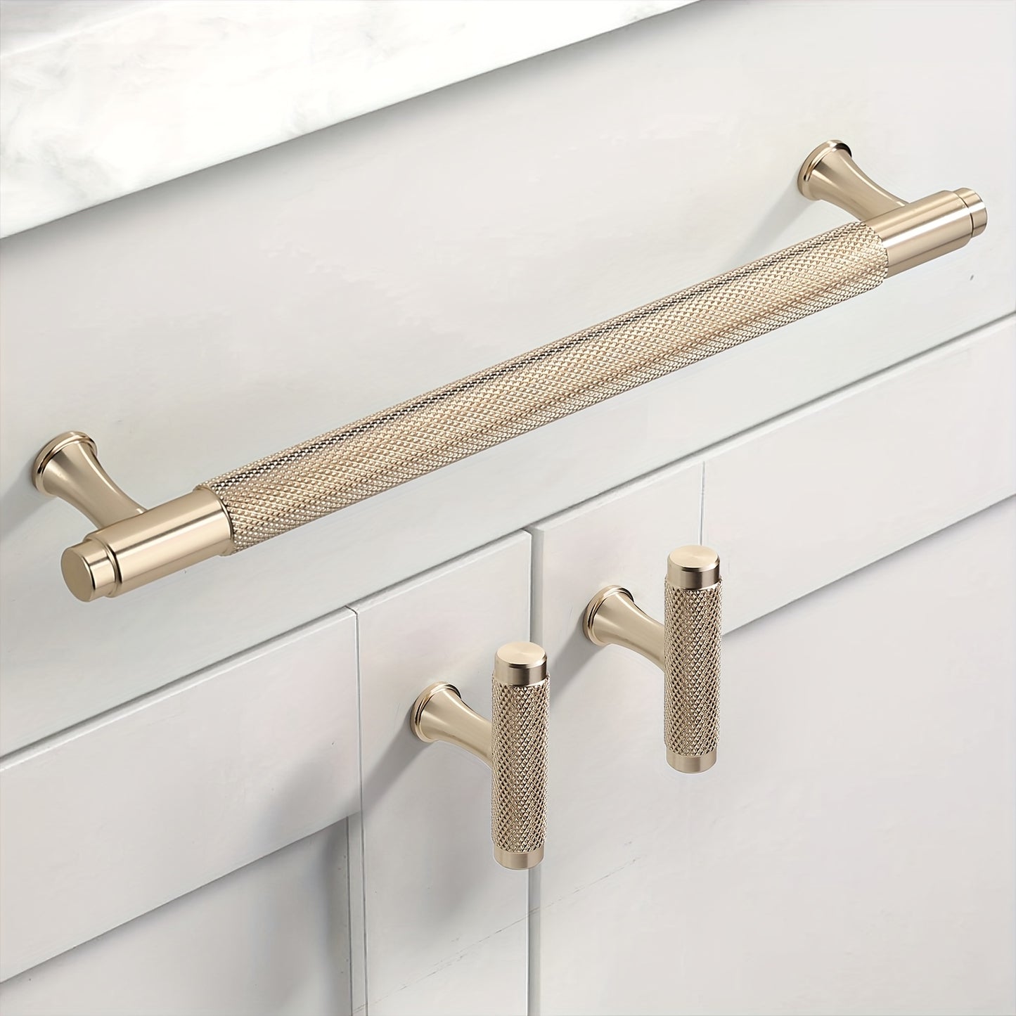 10 Pack 9 Inch(228mm) Golden Kitchen Cabinet Handles, Cabinet Pulls Kitchen Cabinet Hardware For Cupboard Drawer Pulls