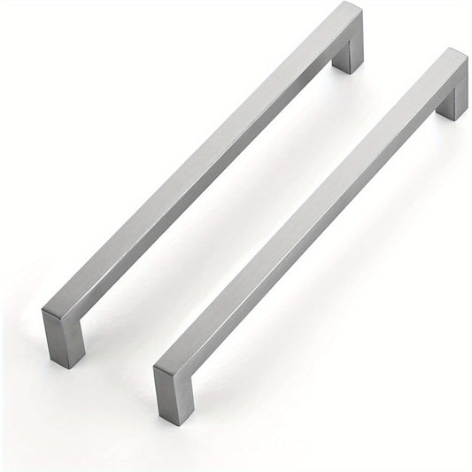 32pcs 8-4/ 5 Inch Kitchen Square Cabinet Handles Satin Nickel Cabinet Pulls Brushed Nickel Drawer Pulls Kitchen Cabinet Hardware Kitchen Handles