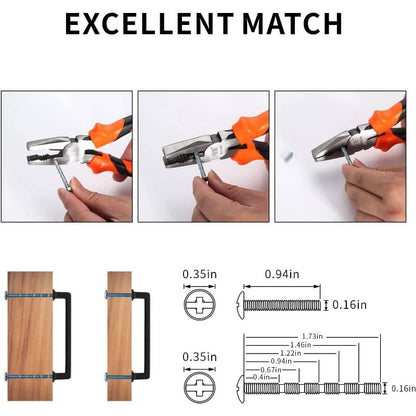 10 Pack Brushed Golden Cabinet Pulls - Modern Rectangular Bar-Style 10 Inch (256mm) Kitchen Cabinet Hardware with Screws Included, Durable Brushed Golden Finish for Drawers, Cupboards, Wardrobes - Easy Installation, Contempor