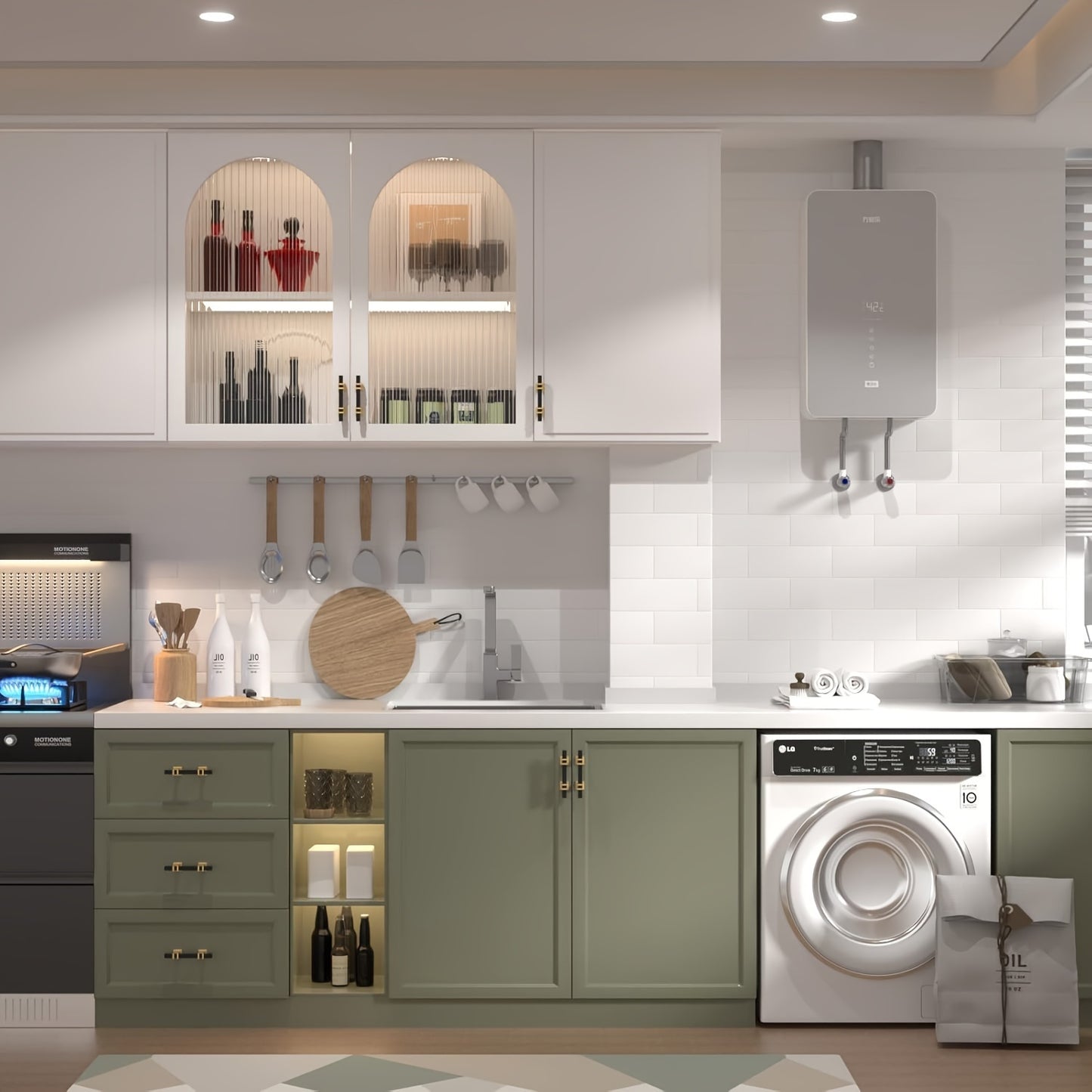 Haliwu 10 Pack Black Cabinet Pulls, Black&Gold Cabinet Handles, Square Drawer Pulls Dresser Handles, Kitchen Cabinet Handles Gold Pulls Kitchen Hardware