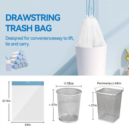 Heavy-Duty Extra Thick 13 Gallon Trash Bags 300