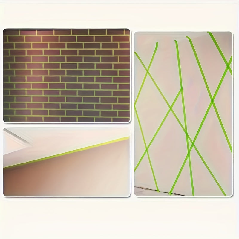 5/10/15/20pcs Multi-Surface Painters Tape - 2cm x 65ft Green High Quality Masking Tape, No Residue Removable Protective Tape for Walls, Plastic, Glass, Floors - Ideal for DIY Projects, Home Decor & Crafts, Wall Protection, Ne