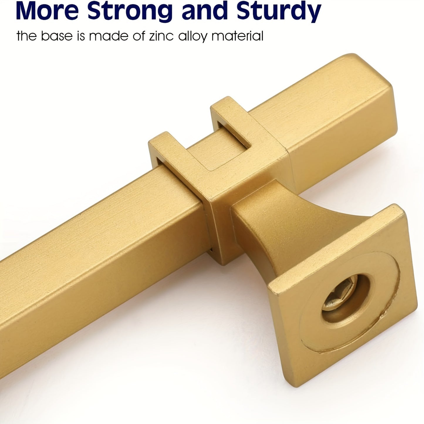 Haliwu 20 Pack Gold Cabinet Pulls, Brushed Brass Cabinet Pulls Square Gold Cabinet Handles, Kitchen Cabinet Handles Hardware