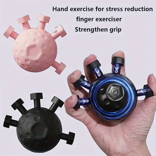 Finger Exerciser Trainer Hand Grip Strengthener black